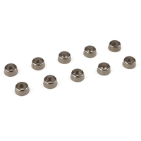 Team Corally - Aluminium Washer - for M2.5 Socket Head Screws - OD=7mm - Gun Metal - 10 pcs