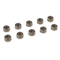 Team Corally - Aluminium Washer - for M3 Socket Head Screws - OD=8mm - Gun Metal - 10 pcs