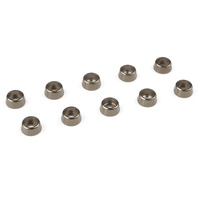 Team Corally - Aluminium Washer - for M2.5 Socket Head Screws - OD=7mm - Gun Metal - 10 pcs