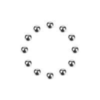 Team Corally - Precision Diff. Balls 1/8 - Chrome - 12 pcs