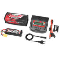 Team Corally - Energy Pack - Lipo 60C - 5200MAH - 4S - XT-90 - Semi-Soft Case + Ultra-X 80 - 1-6S AC/DC Charger + Lipo Safety Bag + Charge-Balance Lea