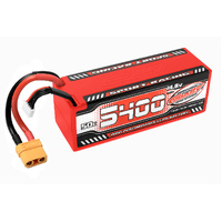 Team Corally - Sport Racing 50C LiPo Battery - 5400mAh - 14.8V - Stick 4S - Hard Wire - XT90