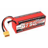 Team Corally - Sport Racing 50C LiPo Battery - 6750mAh - 14.8V - Stick 4S - Hard Wire - XT90
