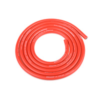 Team Corally - Ultra V+ Silicone Wire - Super Flexible - Red - 12AWG - 1731 / 0.05 Strands - ODø 4.5mm - 1m