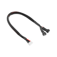 Team Corally - Balancer Lead 2X 2S - Battery 2X 2S XH Connector - Charger 4S XH Connector - Silicone Wire 22AWG - 30cm - 1 pc