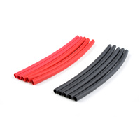 Team Corally - Shrink Tubing - 2.4mm - Red + Black - 10 pcs