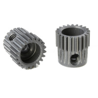 Team Corally - 64 DP Pinion - Short - Hard Anodised AL7075 - 21 Teeth - Shaft Dia. 3.17mm