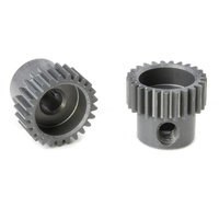 Team Corally - 64 DP Pinion - Short - Hard Anodised AL7075 - 25 Teeth - Shaft Dia. 3.17mm