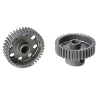 Team Corally - 64 DP Pinion - Short - Hard Anodised AL7075 - 38 Teeth - Shaft Dia. 3.17mm