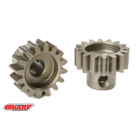 Team Corally - M1.0 Pinion - Short - Hardened Steel - 16 Teeth - Shaft Dia. 5mm