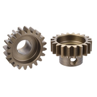 Team Corally - M1.0 Pinion  Short Wide Teeth  Hardened Steel - 20 Teeth - Shaft Dia. 8mm