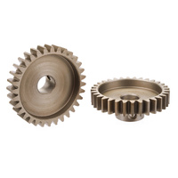 Team Corally - M1.0 Pinion  Short Wide Teeth  Hardened Steel - 32 Teeth - Shaft Dia. 8mm
