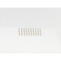 2 Hole Stanchion, Brass 20mm
