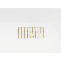 2 Hole Stanchion, Brass 30mm