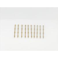 3 Hole Stanchion, Brass 35mm