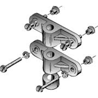 DUBRO 156 NYLON GEAR BLOCK SET (2 PCS PER PACK)