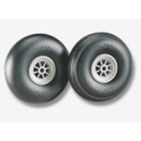 DUBRO 200R 2in DIA. SMOOTH SURFACE WHEELS   (1 PAIR PER CARD)