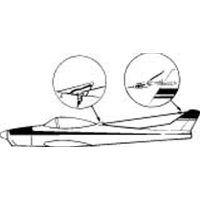 ###DUBRO 349 ANTENNA COWLING HOOK & KEEPER (1 PC PER PACK) (DISCONTINUED)