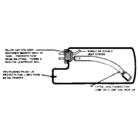 DUBRO 402 2 OZ. FUEL TANK (1 PC PER PACK)