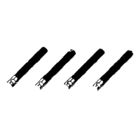 DUBRO 618 4-40 RIGGING COUPLERS (4 PCS PER PACK)