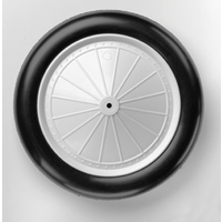 DUBRO 700V 1/4 SCALE 7in DIA VINTAGE WHEEL (1 PAIR PER CARD)