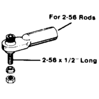 DUBRO 861 4-40 SWIVEL BALL LINKS (12 PCS PER PACK)