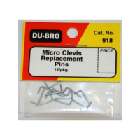 ###DUBRO 918 MICRO CLEVIS PINS (12 PCS PER PACK)(DISCONTINUED)