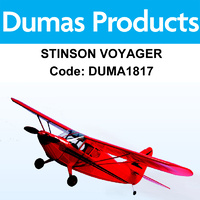 DUMAS 1817 40 INCH STINSON VOYAGER R/C ELECTRIC POWERED