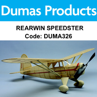 DUMAS 326 REARWIN SPEEDSTER KIT 30 INCH WINGSPAN RUBBER POWERED