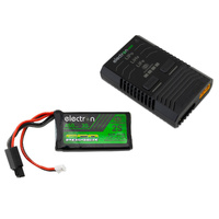 EcoPower Intelligent 2S 450mAh PH2.0 LiPo Battery/"Electron Mini" Charger Bundle