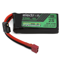 EcoPower "Electron" 2S 50C Intelligent LiPo Battery w/T-Style Connector