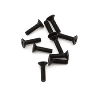 EcoPower 2mm "High Strength" Steel Flat Head Screws (10) (2x8mm)