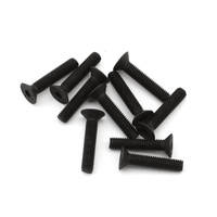 EcoPower 3mm "High Strength" Steel Flat Head Screws (10) (3x15mm)