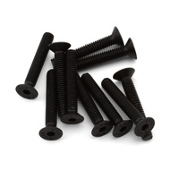 EcoPower 4mm "High Strength" Steel Flat Head Screws (10) (4x25mm)