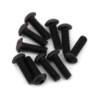 EcoPower 2.5mm "High Strength" Steel Button Head Screws (10) (2.5x8mm)