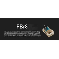 FlySky 8-channel waterproof FBr8 short antenna version