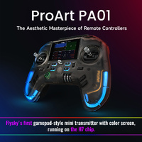 Flysky ProArt PA01 2.4GHz 18CH AFHDS 3/ELRS Built-in 500mW Hall Gimbal EdgeTX Raido Controller 2.4-Inch Full-view Color IPS Display for FPV Drone RC C
