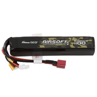Gens Ace 3S 25C Airsoft LiPo Battery w/T-Style Connector (11.1V/1100mAh)