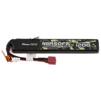 Gens Ace 2S 25C Airsoft LiPo Battery w/T-Style Connector (7.4V/1200mAh)