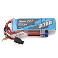 Gens Ace G-Tech Smart 3S LiPo Battery 60C (11.1V/2200mAh) w/EC3 Connector
