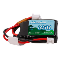 Gens ace Adventure 350mAh 2S 30C 7.4V Lipo Battery Pack with JST Plug