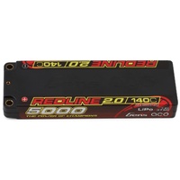Gens Ace Redline 2.0 2S LiPo Battery 140C (7.4V/5000mAh) w/5mm Bullets