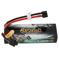 Gens ace 5200mAh 2S 35C 7.4V G-tech Bashing Series Lipo Battery Pack Hardcase 24# with EC3, Deans and XT60 adapter