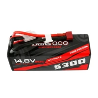 Gens Ace 4S 5300mAh 14.8V 60C Hardcase/Hardwired LiPo Battery (Deans)