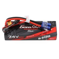 Gens Ace G-Tech Smart 2S LiPo Battery 60C (7.4V/5300mAh) w/EC5 Connector