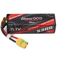 Gens ace 5300mAh 3S 60C 11.1V HardCase G-Tech Lipo Battery 15# with XT90-S(anti-spark) Plug