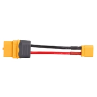 XT60 female to XT30 male adapter, AWG#18 45mm