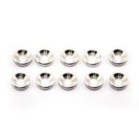 CNC ALUM 3MM COUNTERSUNK WASHER, 10PCS