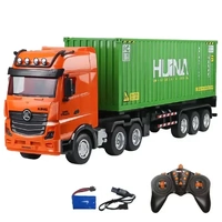 1:18 scale nine-channel semi-alloy remote-controlled container truck