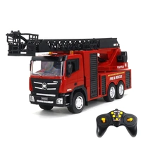 1:18 15-channel semi-alloy remote-controlled van-type fire truck